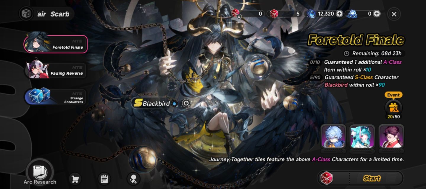 Conta NTE BlackBird+Arma+81 Pulls
