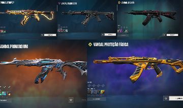 Conta Valorant 5 vandal + 4 phantom + 3 facas + CONTA LOL LVL 685 245 skin