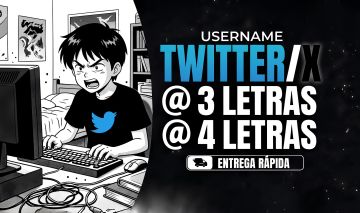 CONTA TWITTER | USER 3 LETRAS, 4 LETRAS (USERNAMES: 3L, 4L, PALAVRAS)