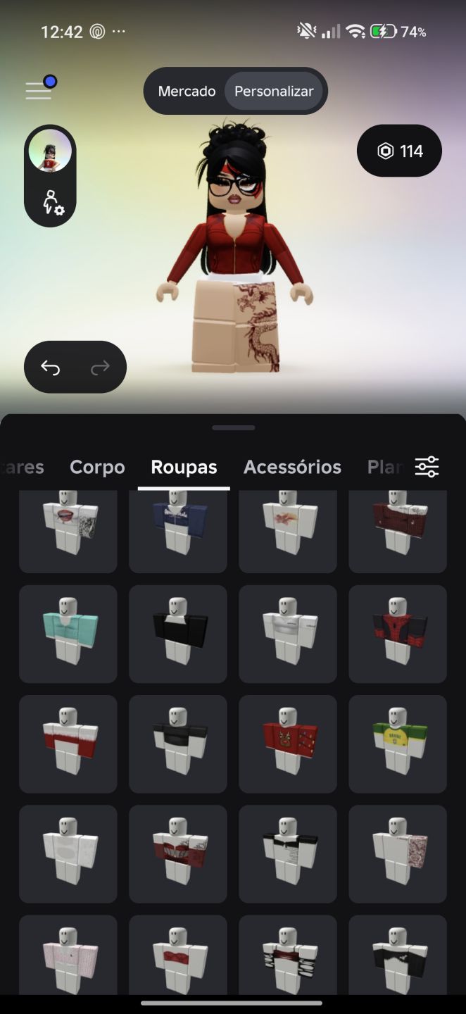 CONTA ROBLOX FEMININA COMPLETA