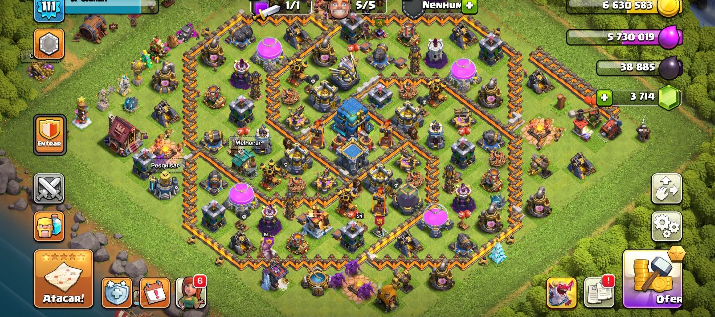 CONTAS DE CLASH OF CLANS CV12
