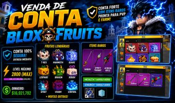 CONTA BLOX FRUITS LV MAX (LV. 2800)