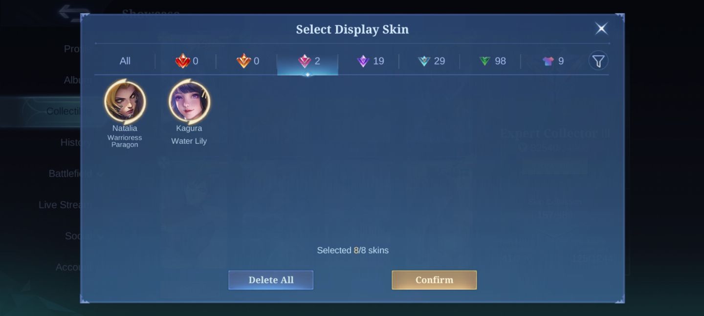 Conta Mobile Legends(muitos recursos excelente para se jogar)