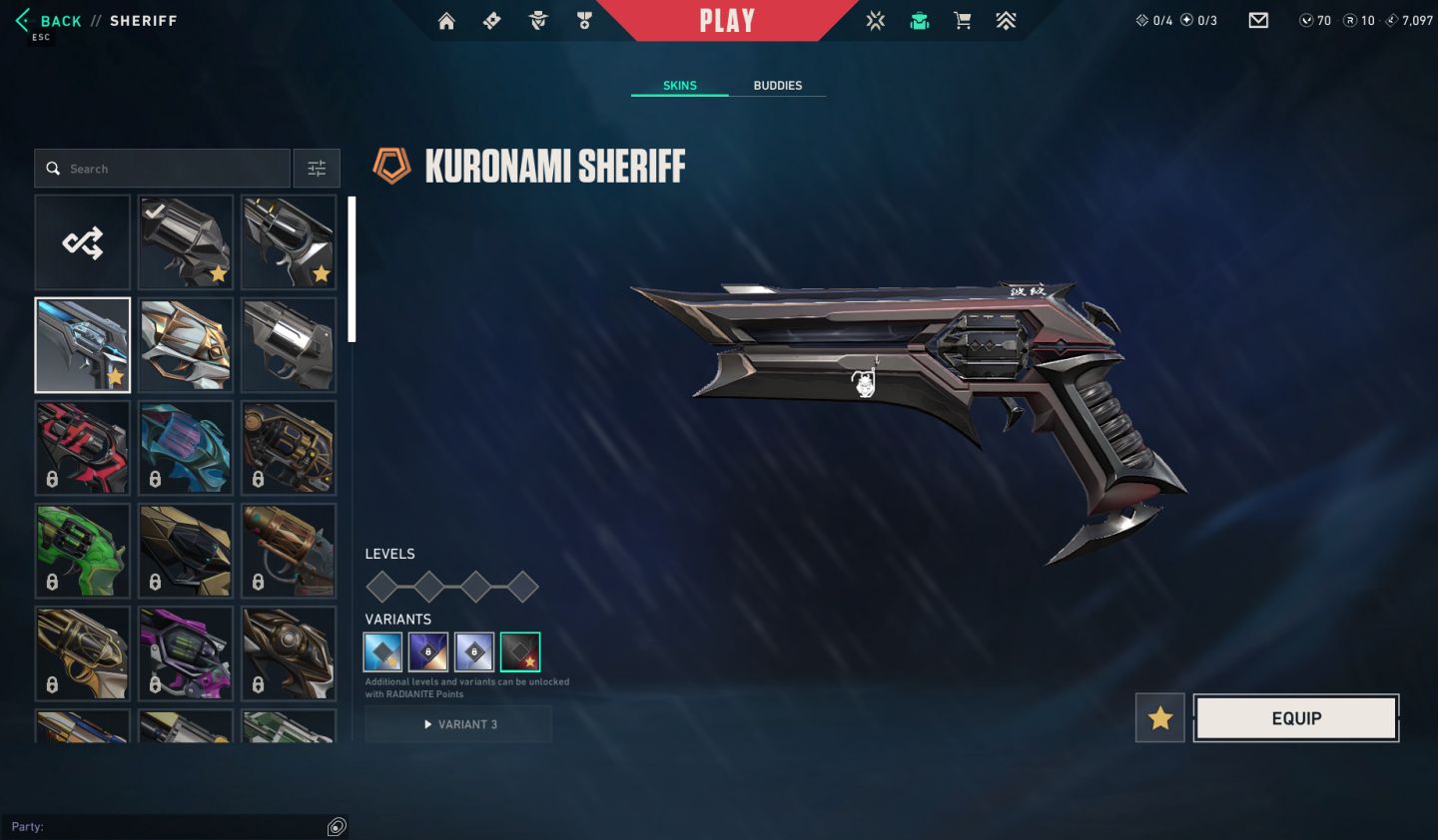 VALORANT | INVENTÁRIO PREMIUM KURONAMI 2.0 + CLASSIC VCT