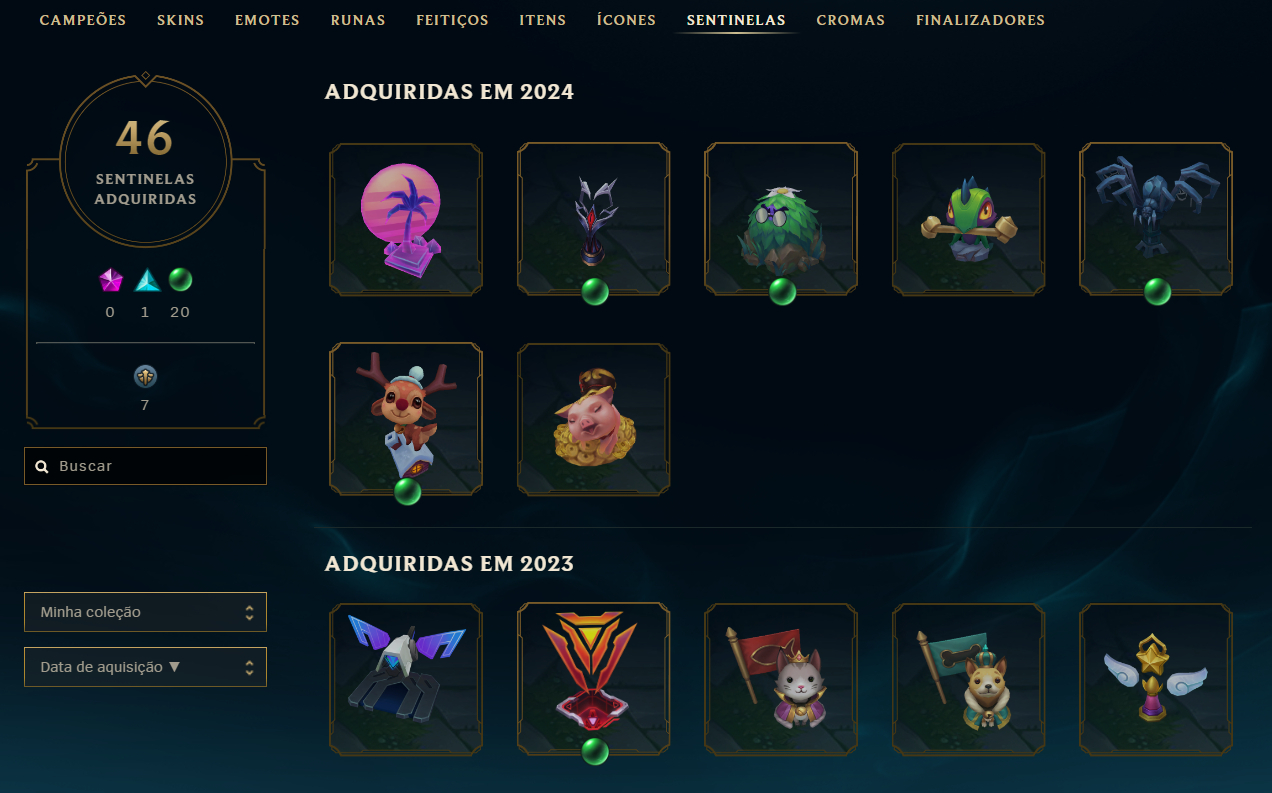 CONTA LOL CHIBI JINX SKINS LINDASSS