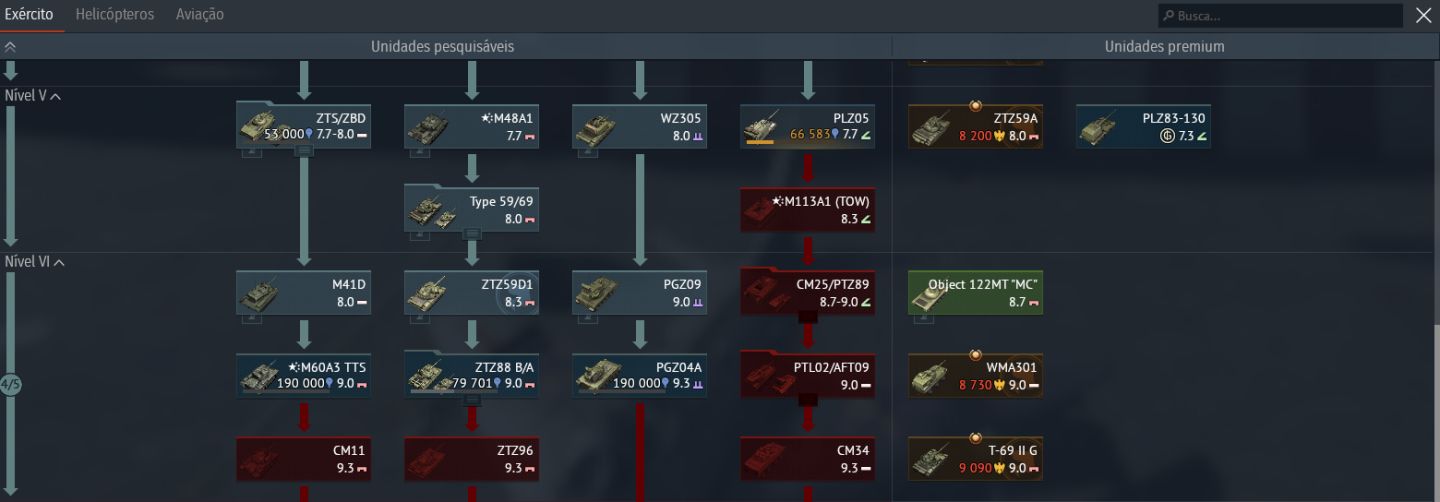 CONTA WAR THUNDER TIER ALTO | EUA + CHINA - TANQUE E JATO | F-4S PREMIUM
