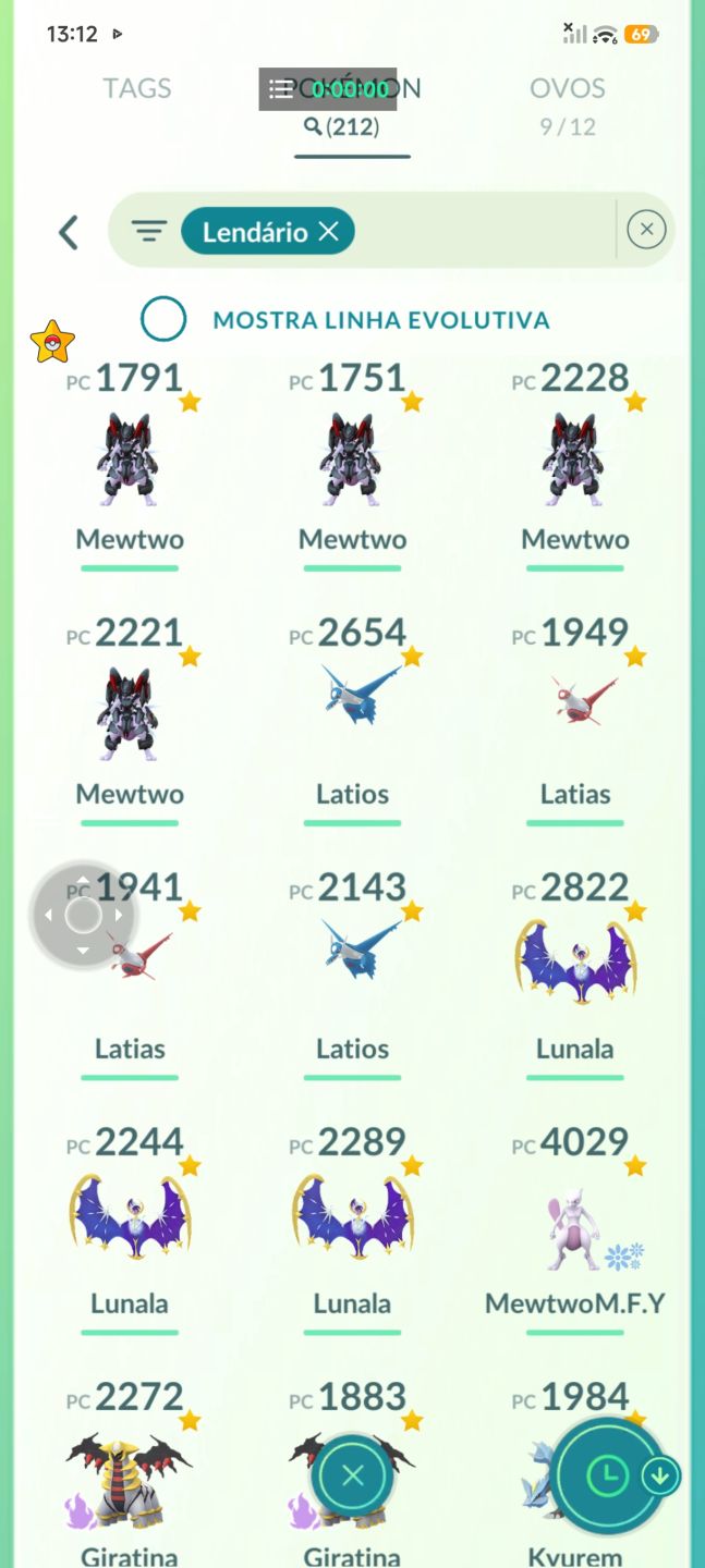 Venda de lendário no Pokémon e transformação de lendário e Pokémon na promoção..