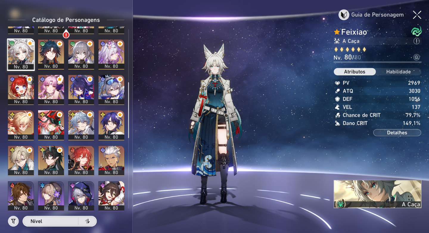 Conta honkai star rail 32 5* endgame + herta e2