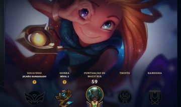 Conta de lol lv 40 c/9 skins
