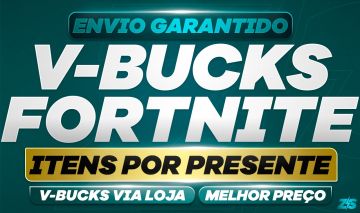 V-bucks Fortnite Via Presente/Loja - Leia a Descriçao | Itens da Loja |