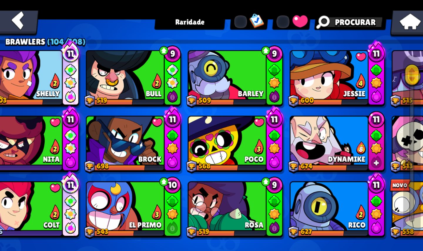 CONTA BRAWL STARS +47329 TRÓFEUS
