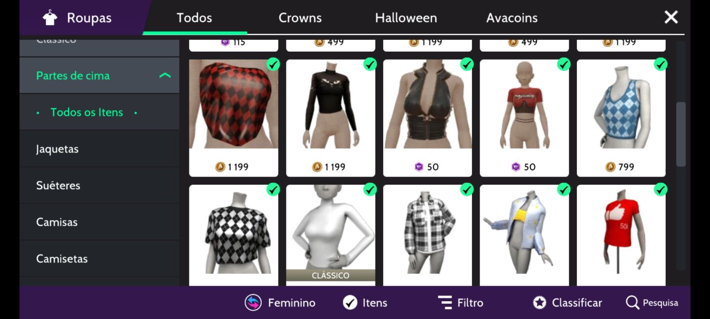 Conta femenina avakin life