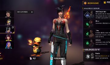 Conta de free fire antiga com itens super raros