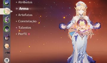 Conta de Genshin Impact com Furina C3, Citlali e assinatura, Nicole e muito mais