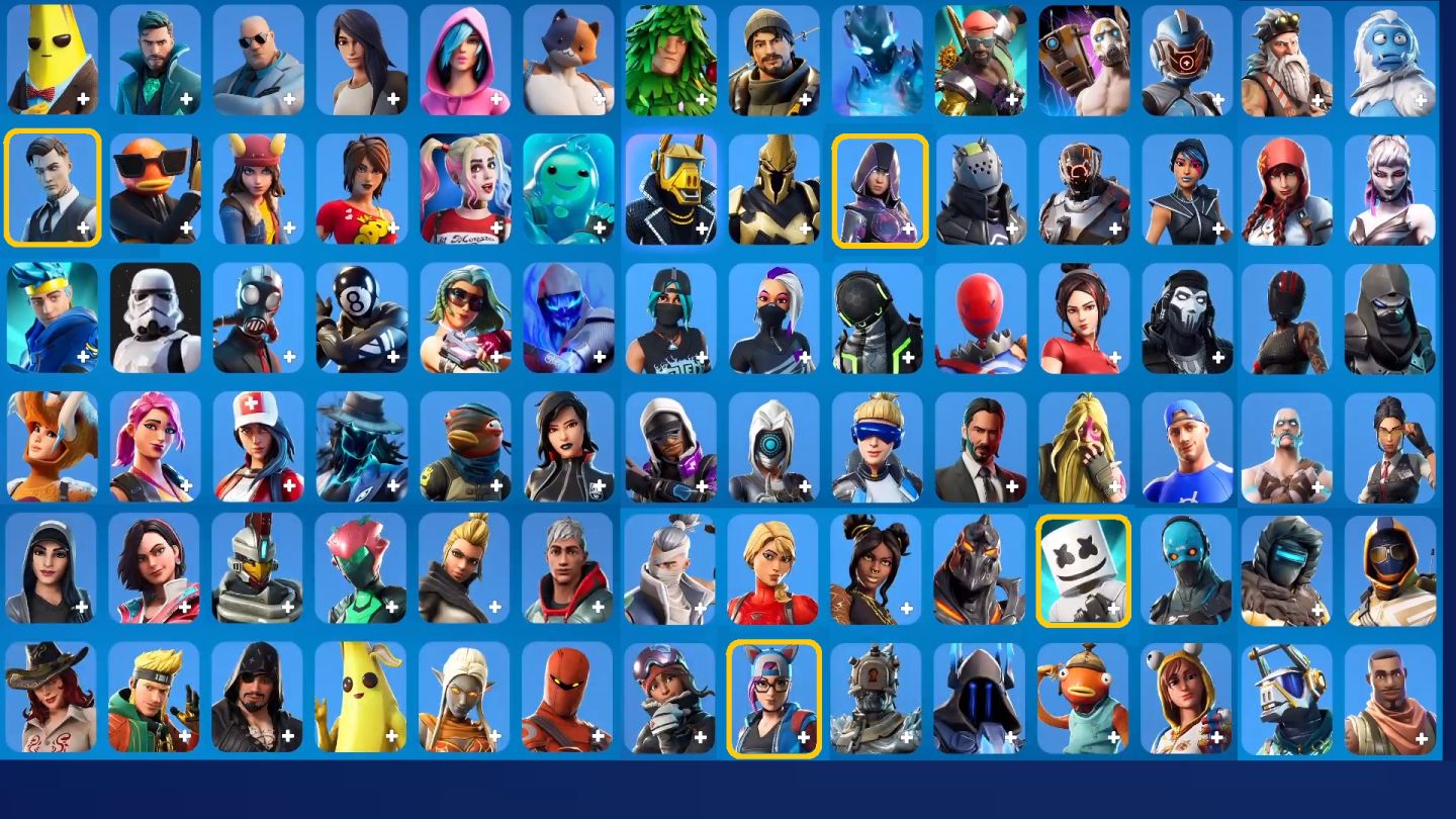 CONTA OG 2017 FORTNITE 400+ skins