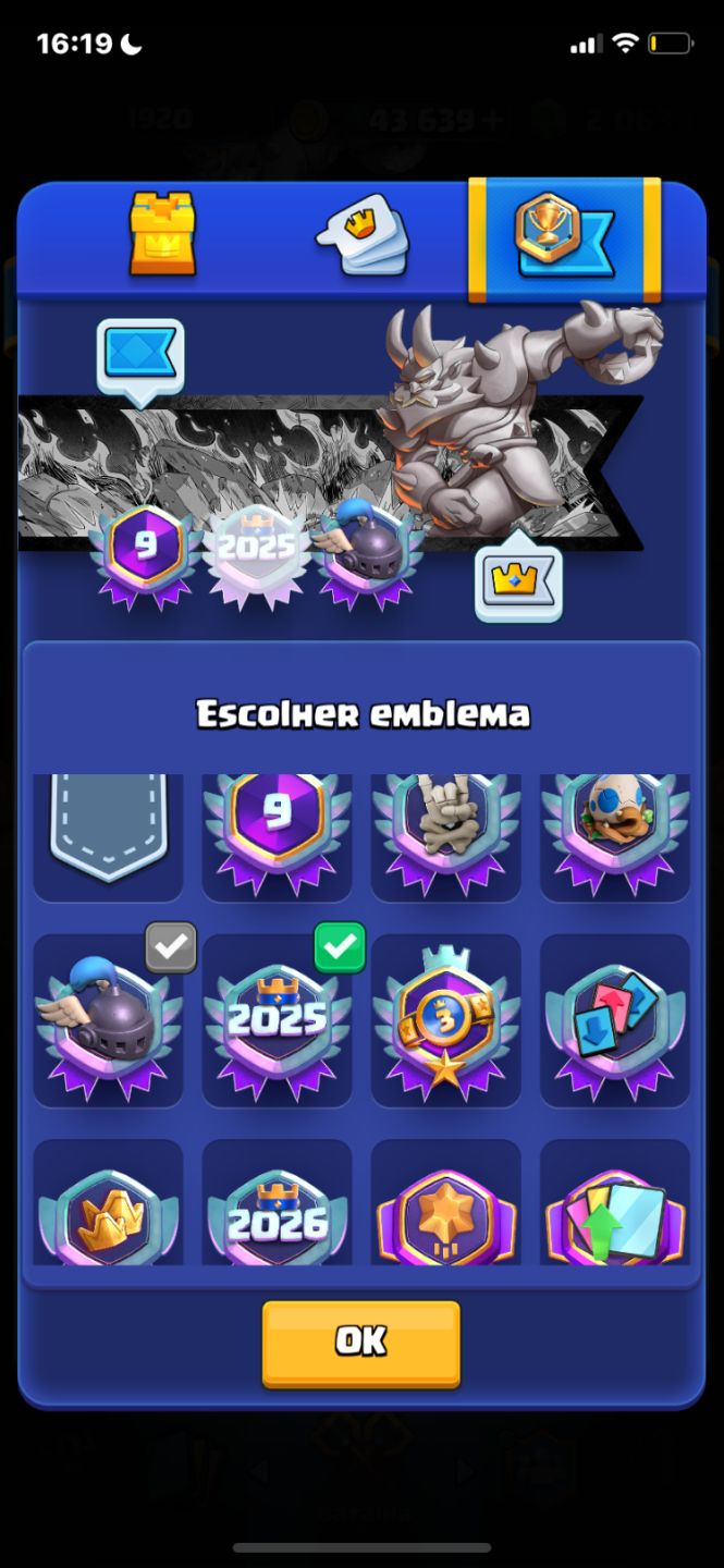 Conta top, várias cartas nível 16 vem na braba !