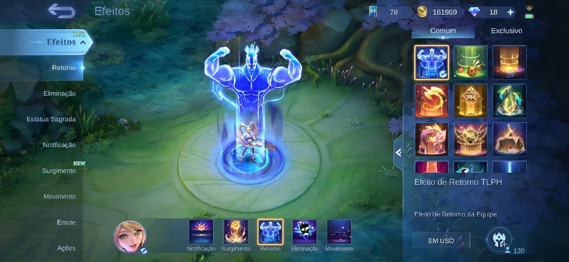 Conta Mobile Legends - 326 Skins Legends e Raras - Informações de Login Alterave