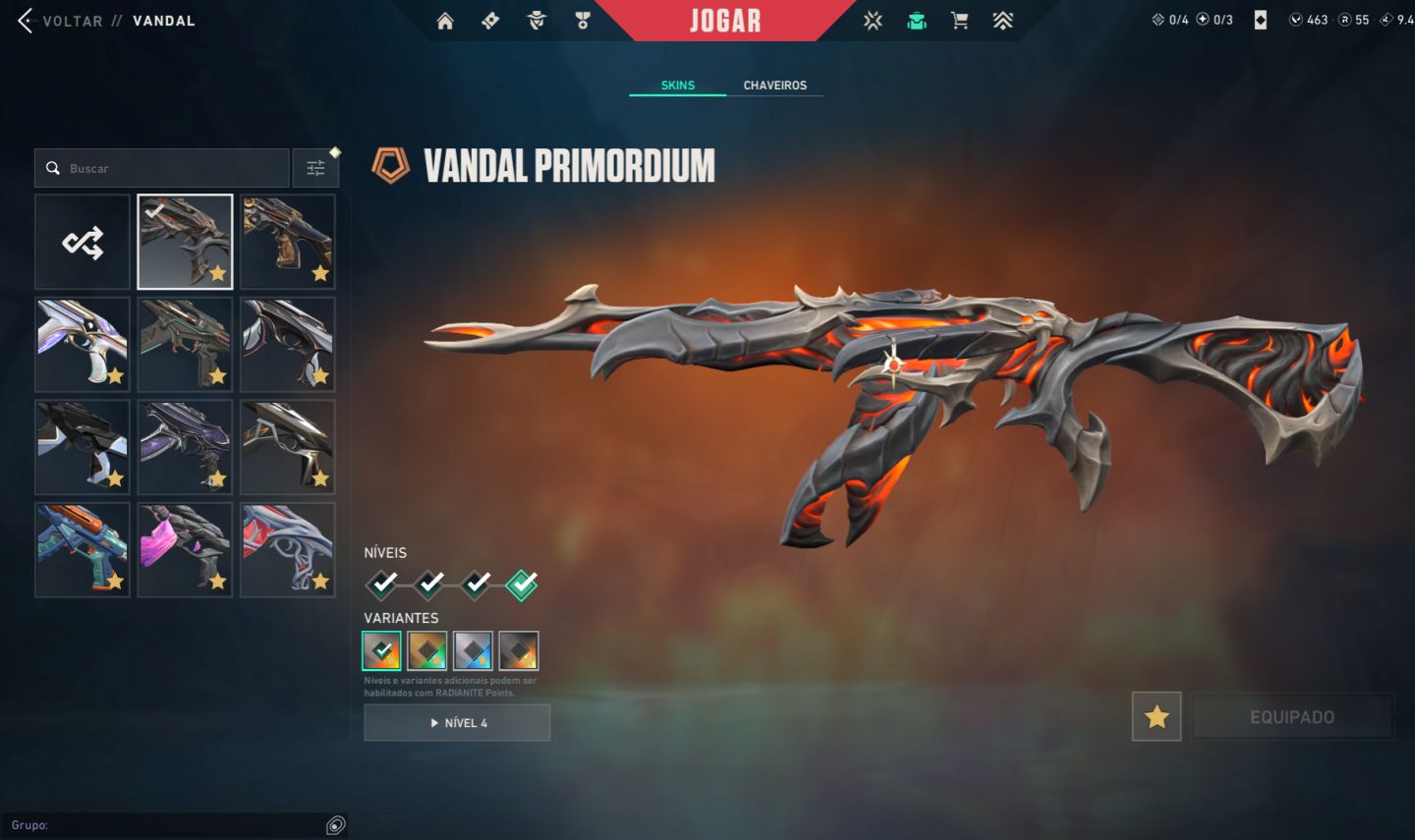 Conta valorant plat 1, com 21 skin 2k+ gastos