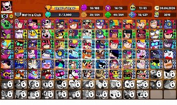 MEGA CONTA RARA 2019! BRAWL STARS (76 BRAWLERS/18 HC) + CLASH ROYALE 8 ANOS!