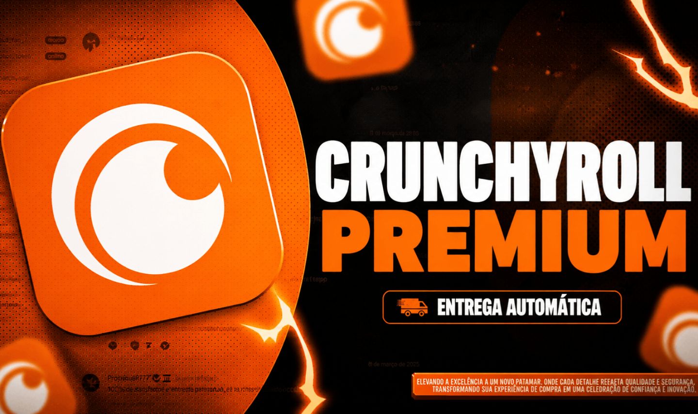 Crunchyroll Mega Fan Tela Privada - 30 Dias