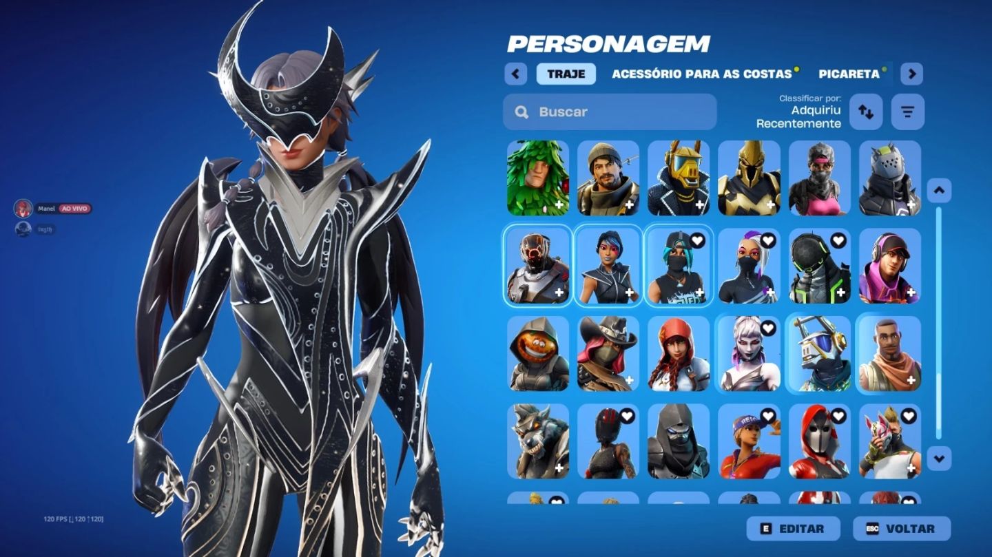 CONTA FORTNITE ANTIGA CAPÍTULO 1 / TEMPORADA 5