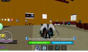 Conta blox fruits para começar bem com game pass e espadas+3m bounty