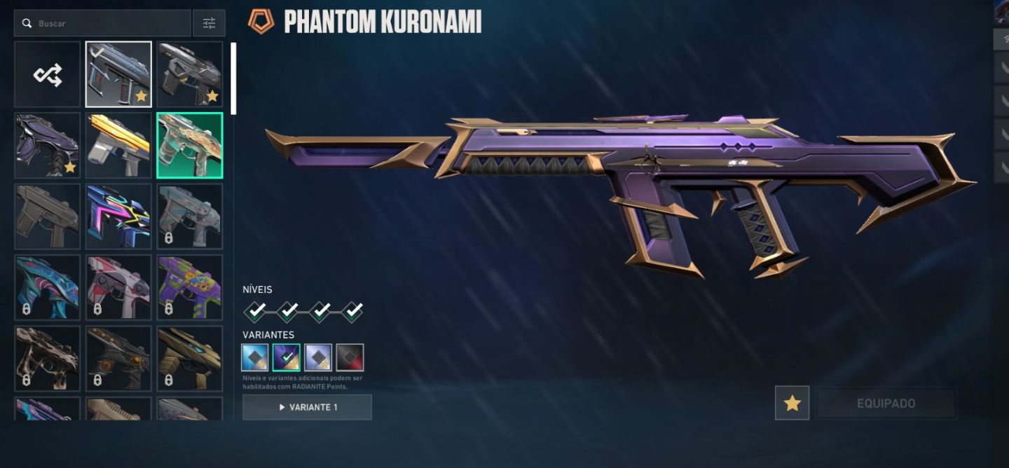Conta com skin de lol e valorant