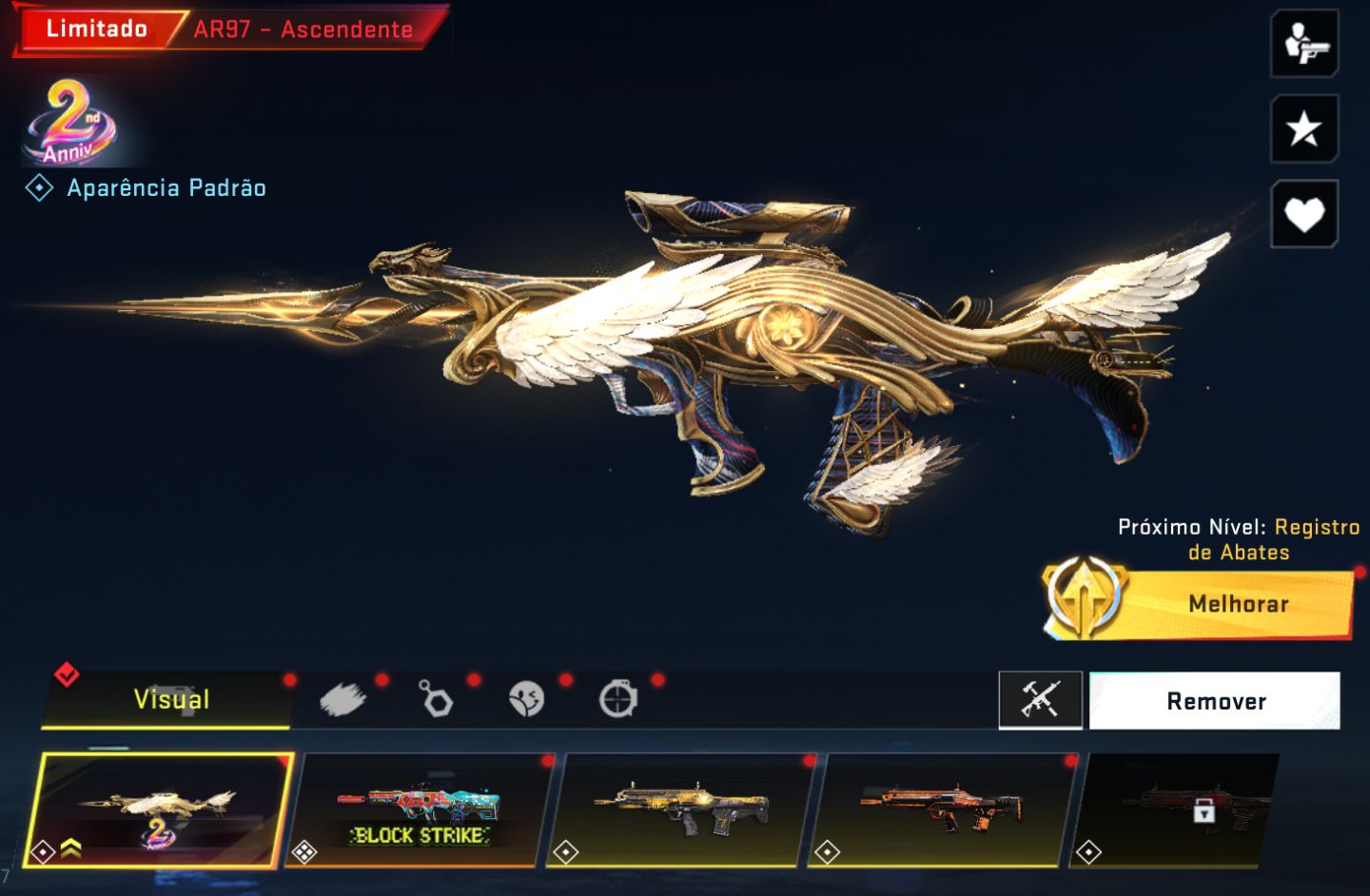 CONTA BLOOD STRIKE, LVL 50