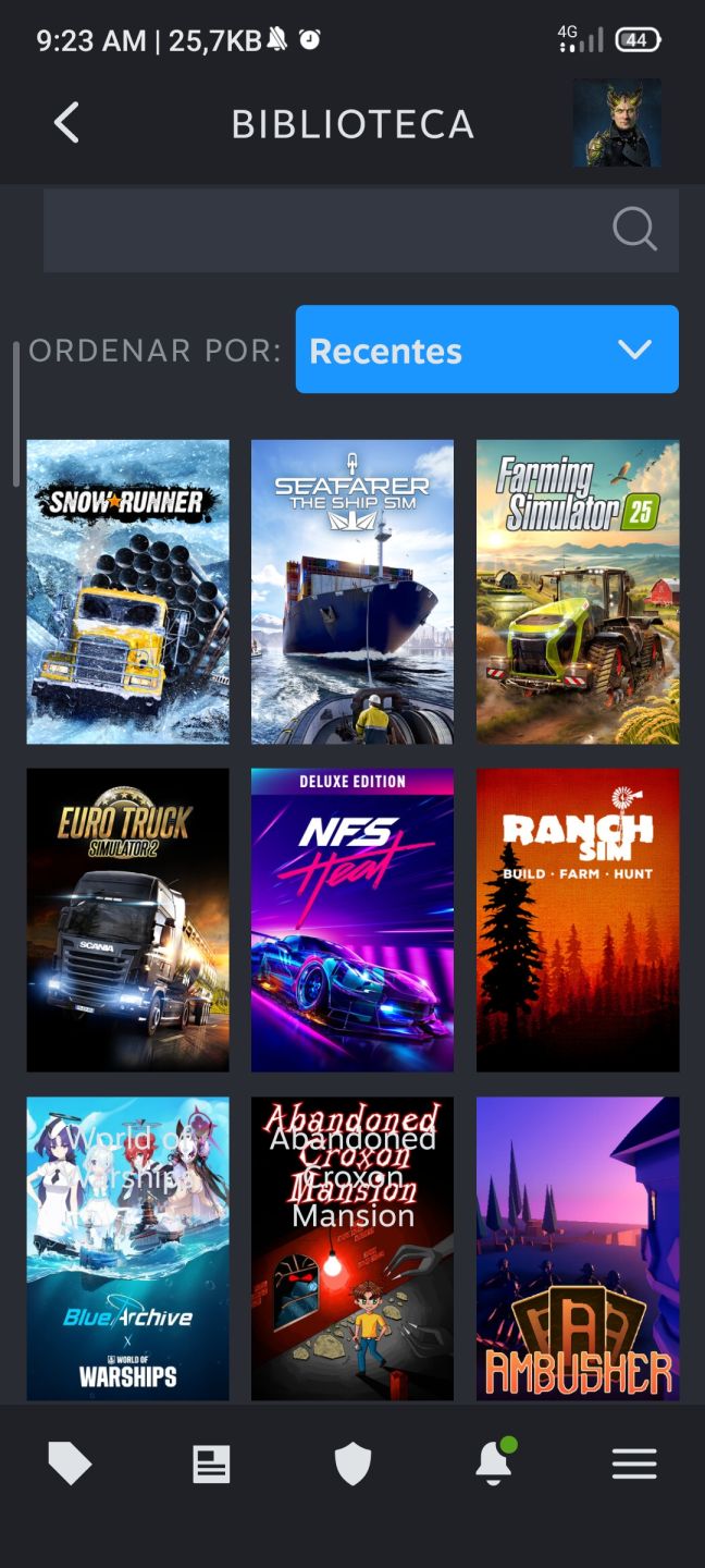 Conta da steam com FS25