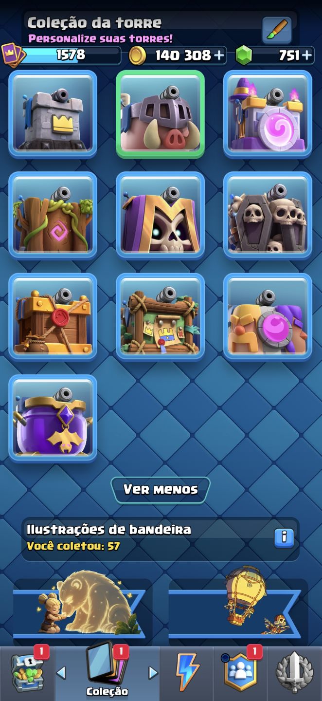 CONTA DUPLA BRAWL STARS (107/108) + CLASH ROYALE (ARENA 24)-FULL ACESSO|MESMO ID