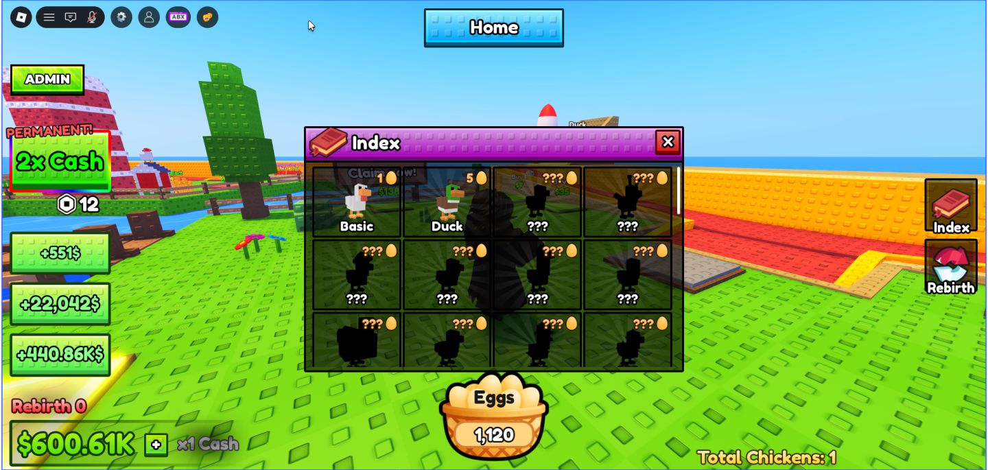 Chicken Kingdom - Jogo Completo de Magnata de Galinhas