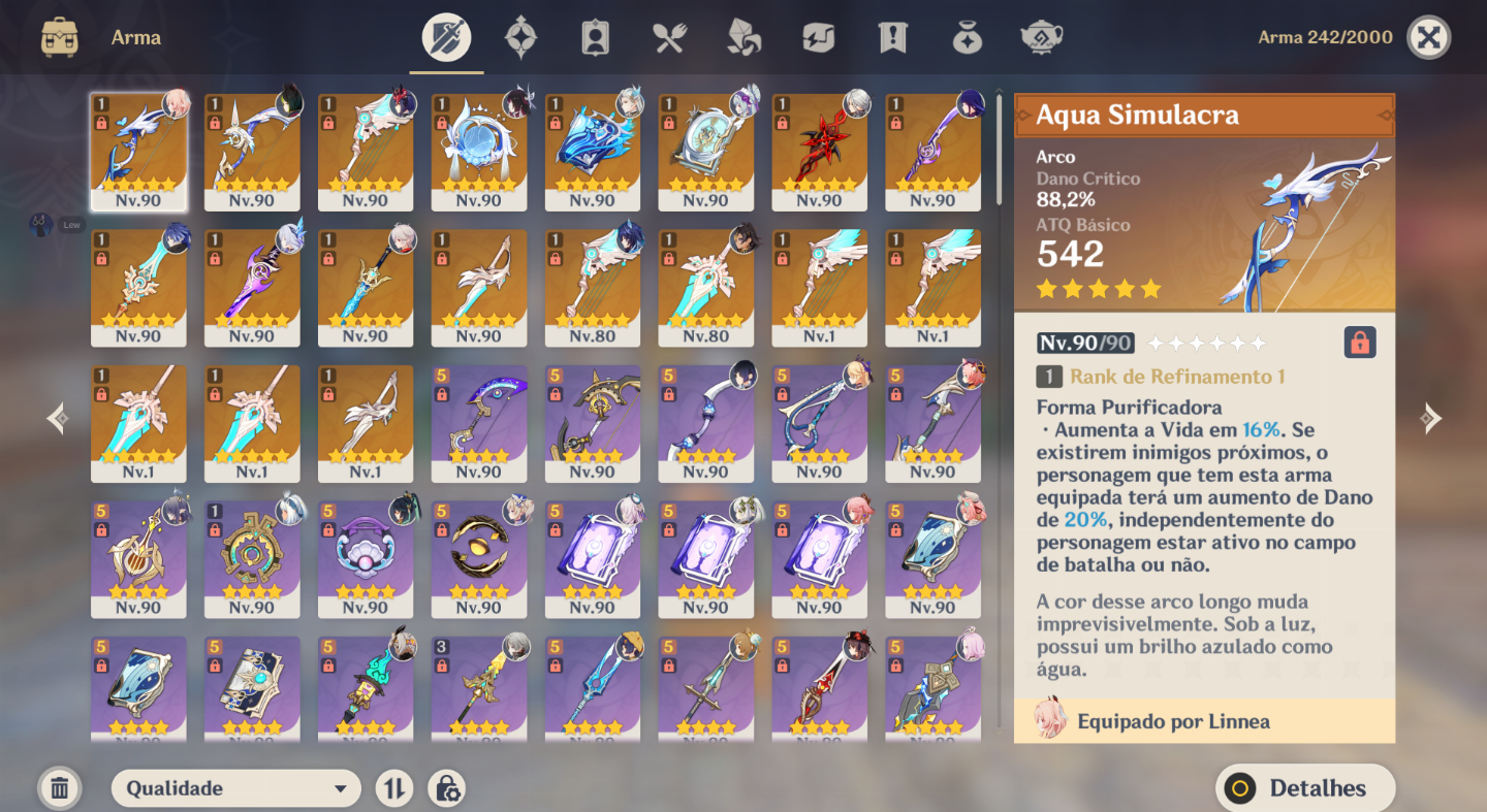 Conta AR60-NA, 38 Char T5 + 20 Armas T5 +150 pulls