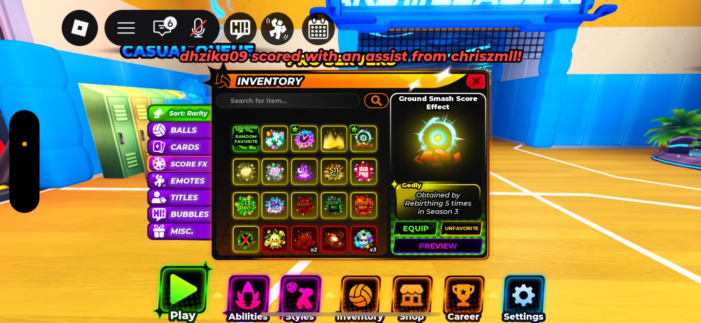 CONTA VOLLEYBALL 4.0 / VOLLEYBALL UNBOUND NIVEL 402 + LEGEND + ITENS GODLY