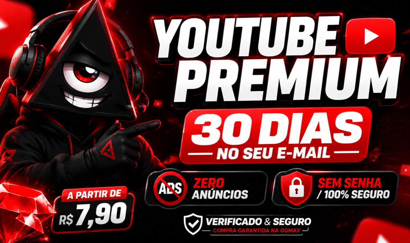 YOUTUBE PREMIUM 30 DIAS | CONVITE NO SEU E-MAIL GARANTIA [BR]