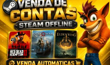 CONTAS STEAM OFFLINE | JOGOS AAA | ENTREGA AUTOMÁTICA