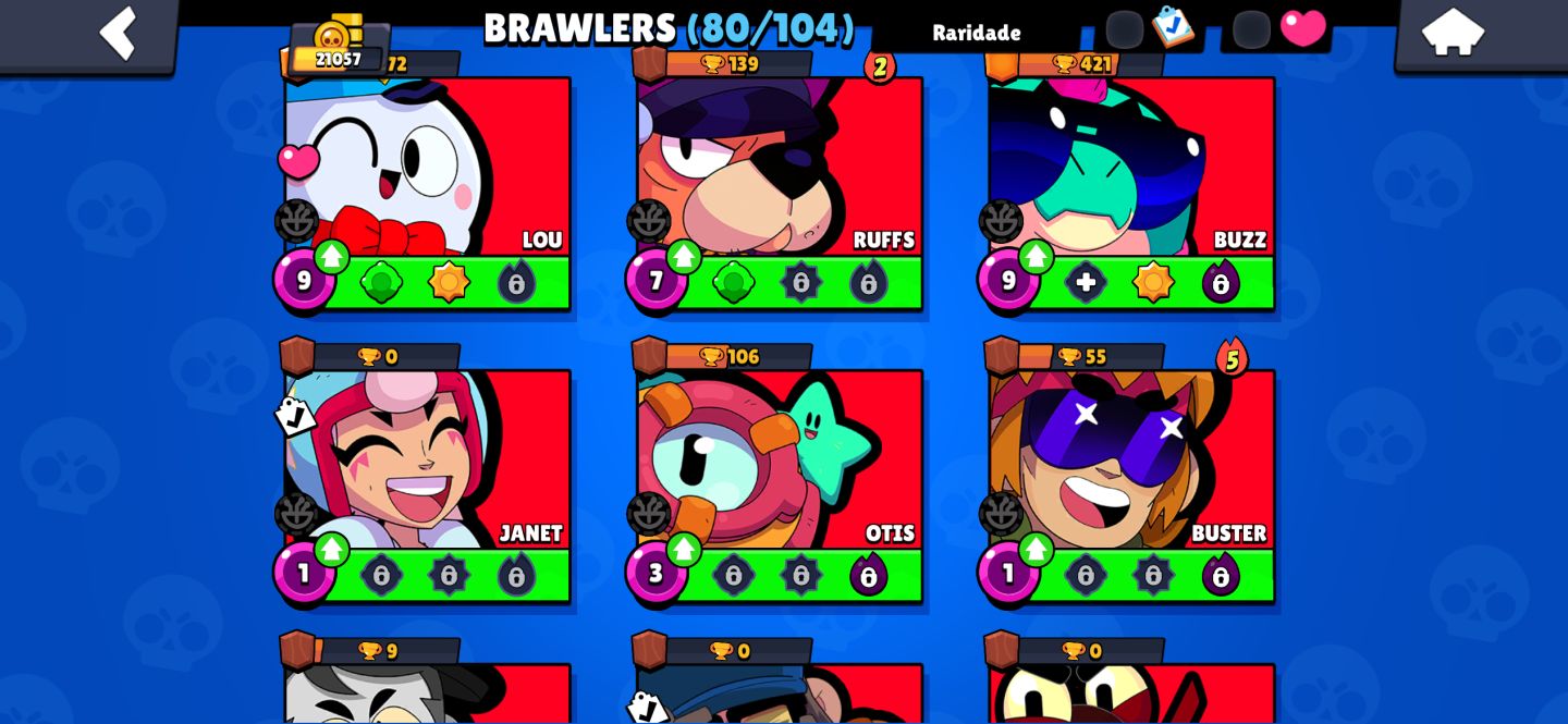Conta de Braw com 21k de troféus e dois Passes e uma conta de clash arena 19