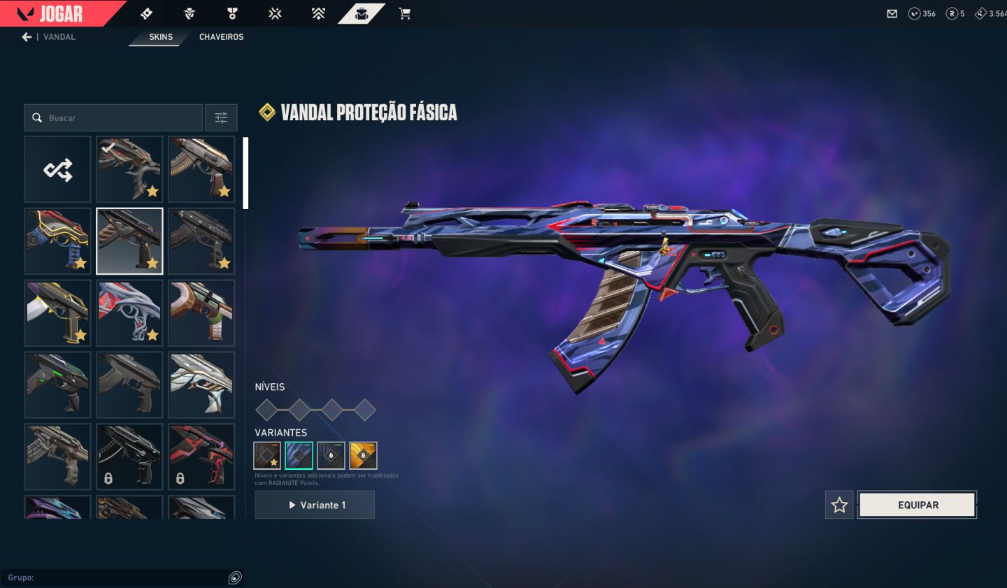 Conta Completa com Muitas Skins de Tudo e R$3k Gastos (valor negociavél)