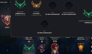 CONTA DE LEAGUE OF LEGENDS TODOS OS PERSONAGENS LIBERADOS!