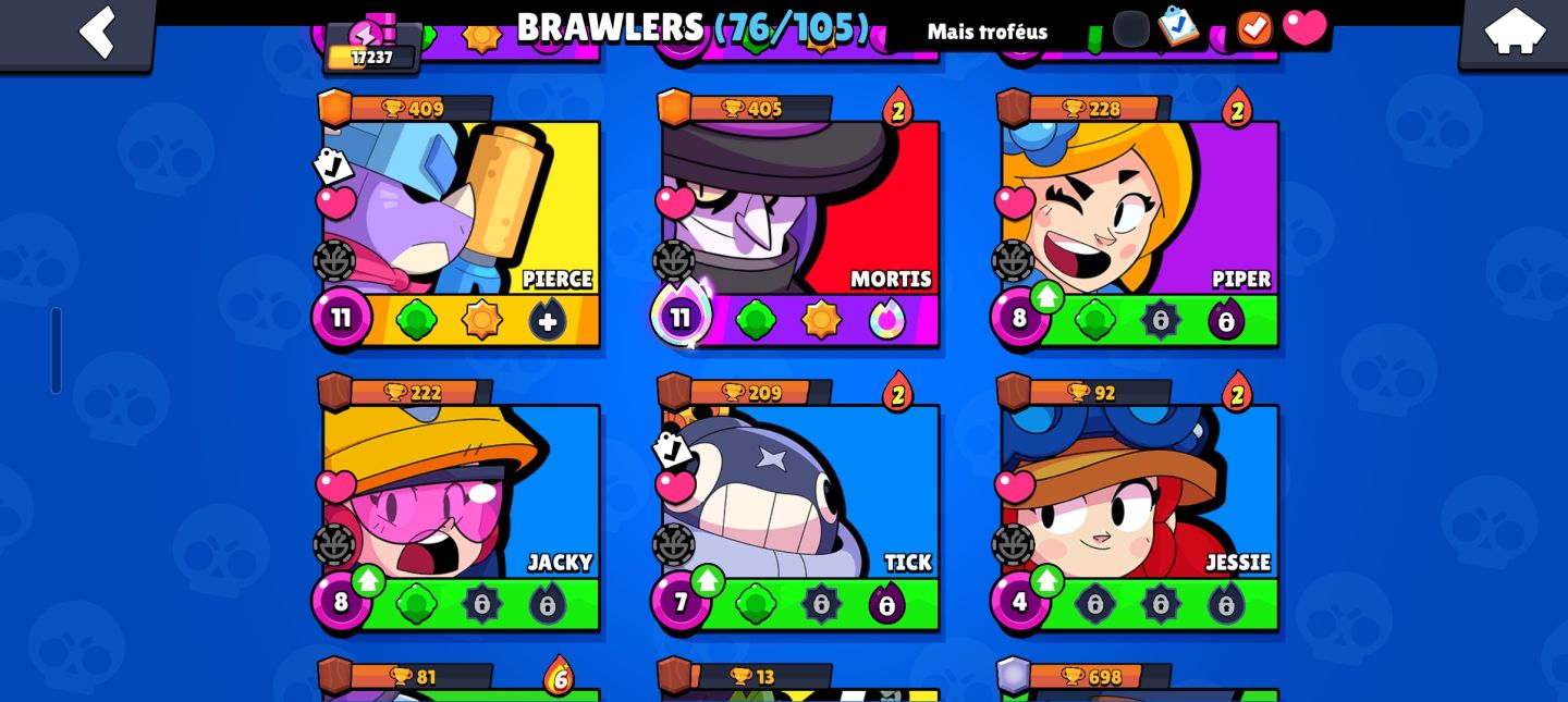 Conta completa de Brawl Stars