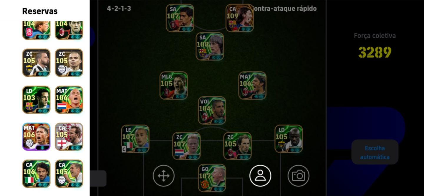 CONTA TOP/ENDGAME EFOOTBALL - FORÇA COLETIVA 3300+