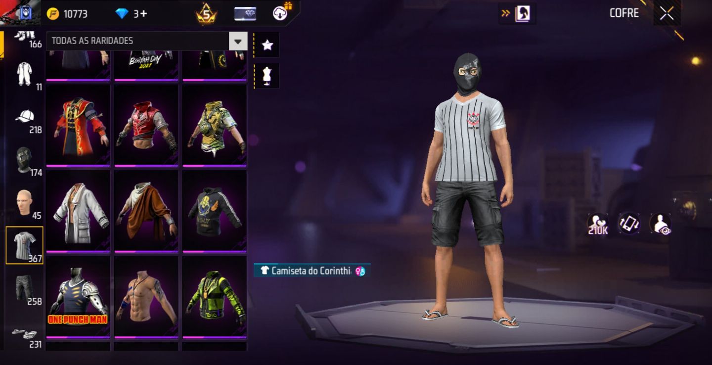 CONTA DE FREE FIRE LEVEL 62/ 7 ANOS