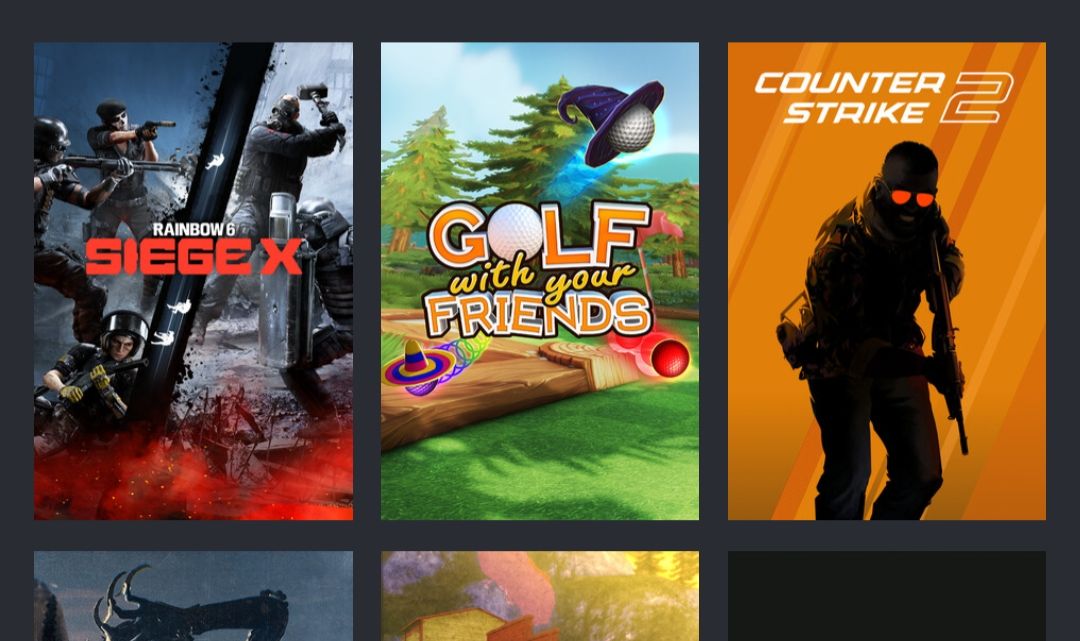 CONTA STEAM COM CS2 PRIME, RAINBOW SIX COMPRADO, OUTLAST TRIALS, PUMMEL PARTY...