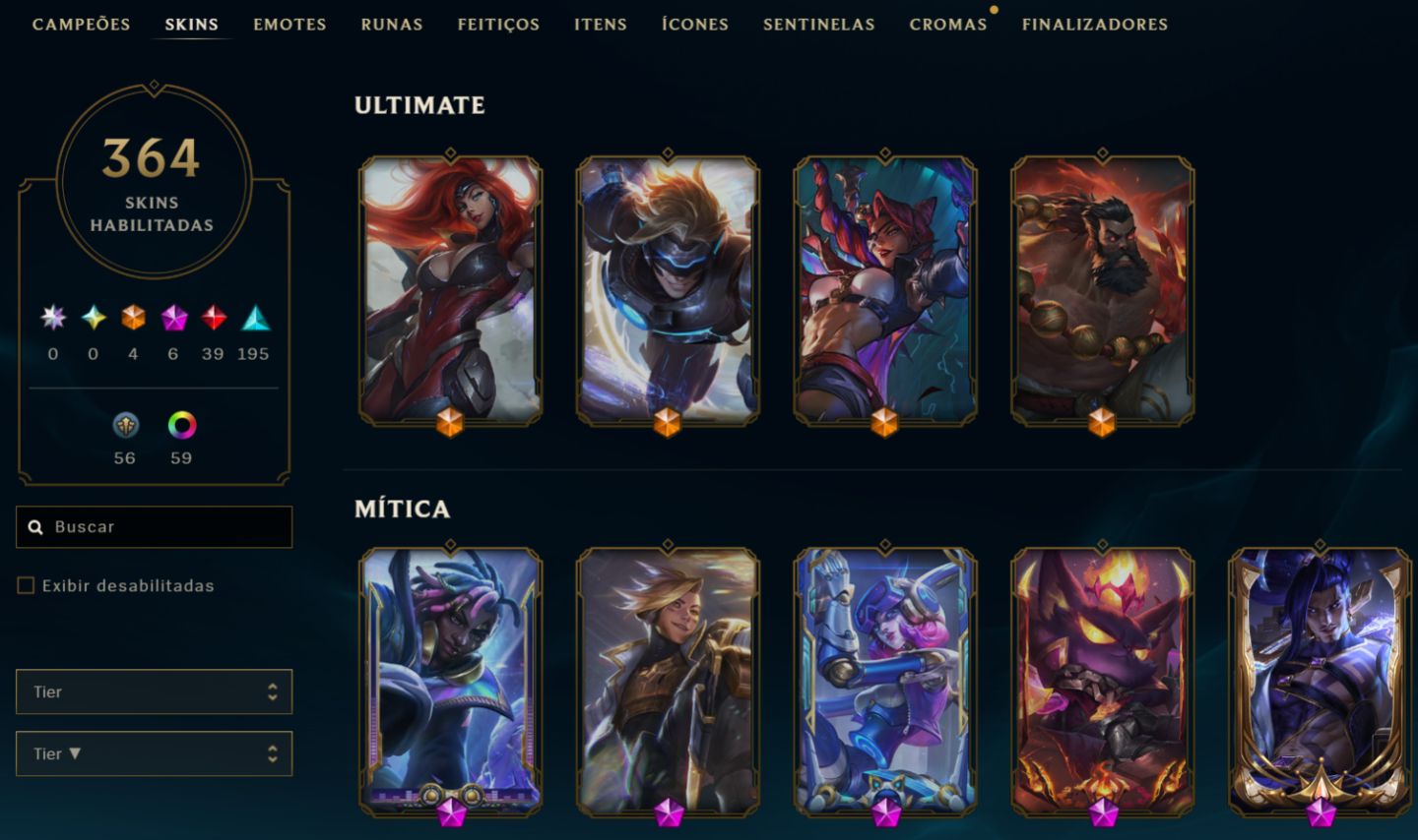 Conta de lol