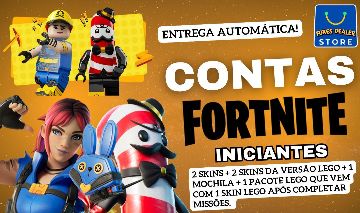 CONTAS FORTNITE COM 2 SKINS