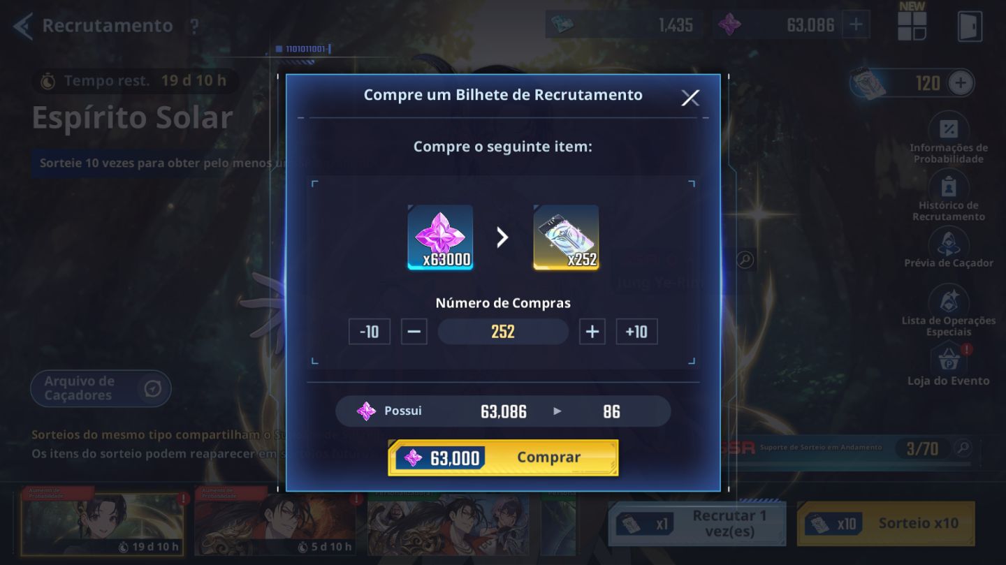 Solo Leveling:ARISe CONTA END GAME CATEGORIA 116