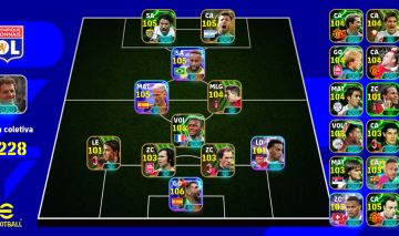 Conta Efootball força do time 3228