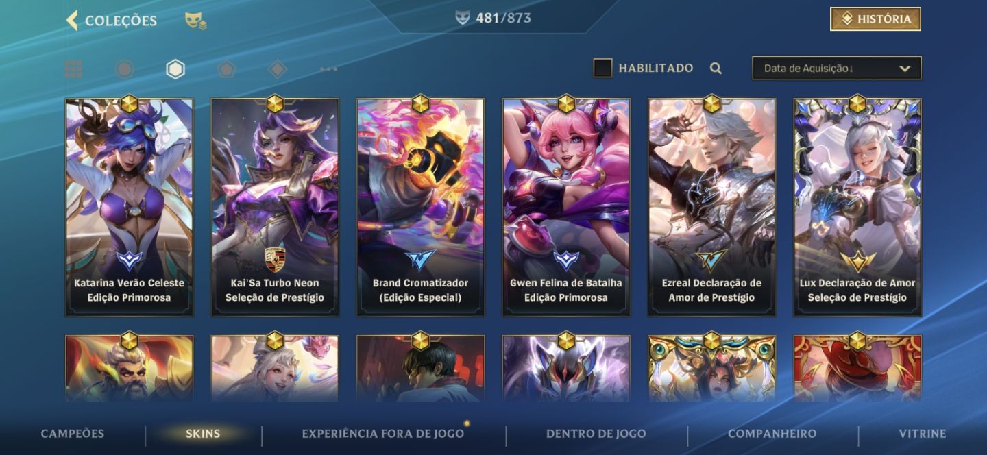 CONTA PREMIUM DE WILD RIFT