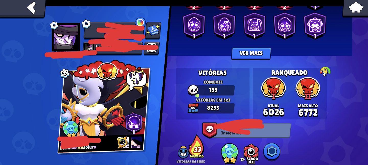 Conta Super completa para ranked, todos os brawler, e muito mais