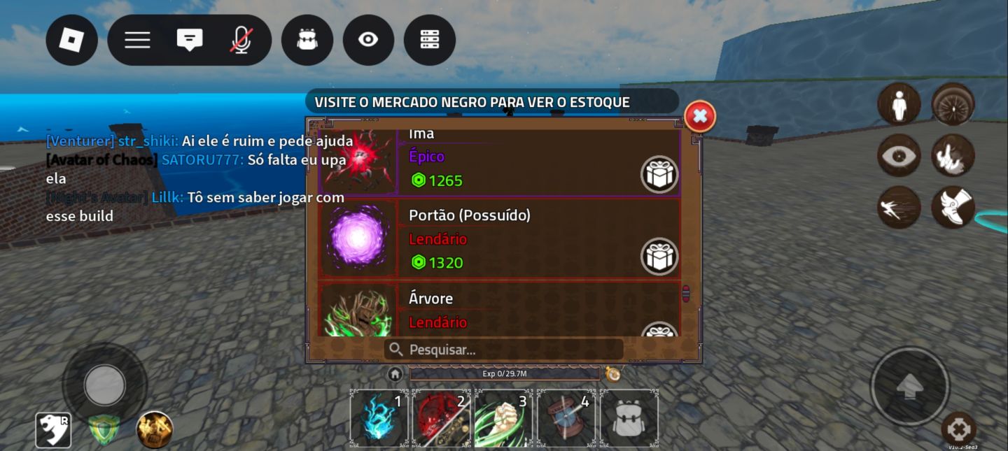 Conta de roblox focada em vários jogos