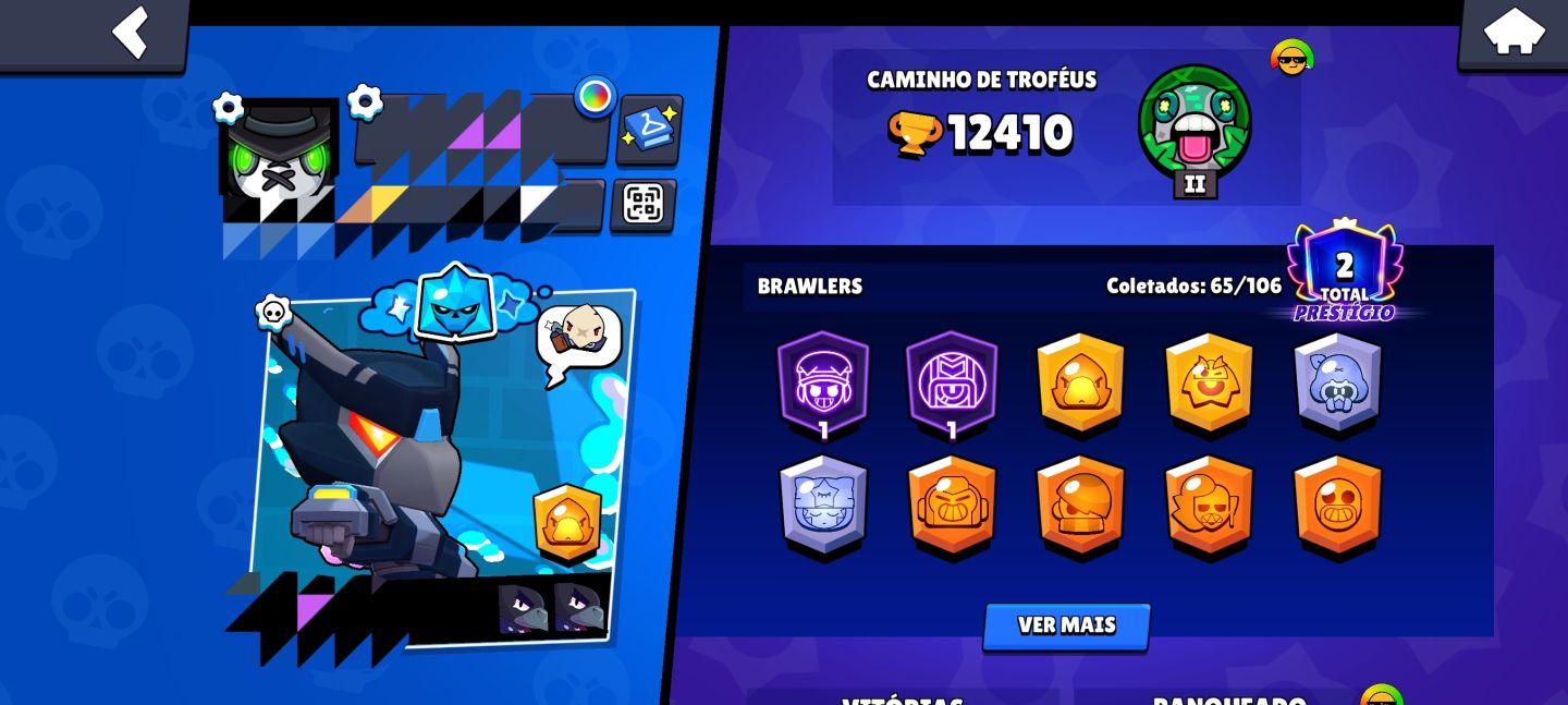 WCONTA BRAWL STARS | 131+ SKINS | SKINS EXCLUSIVAS, PRO PASS E DE EVENTOS